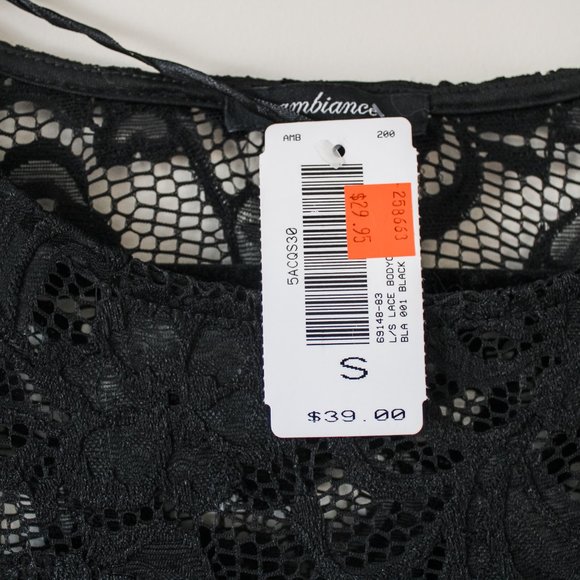 AMBIANCE black lace cocktail dress - Picture 4 of 4